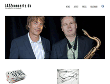 Tablet Screenshot of jazzconcerts.dk